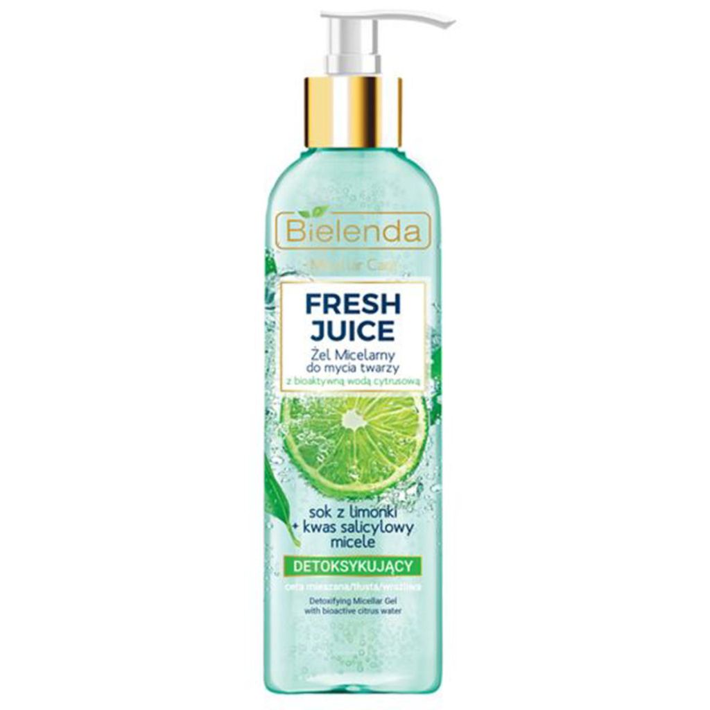 Bielenda micellar crea fresh juice detoxifying micellar gel with bioactive citrus water 190g