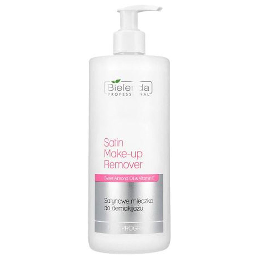 Bielenda professional face program satin make-up remover sweet almond oil & vitamin E 500ml