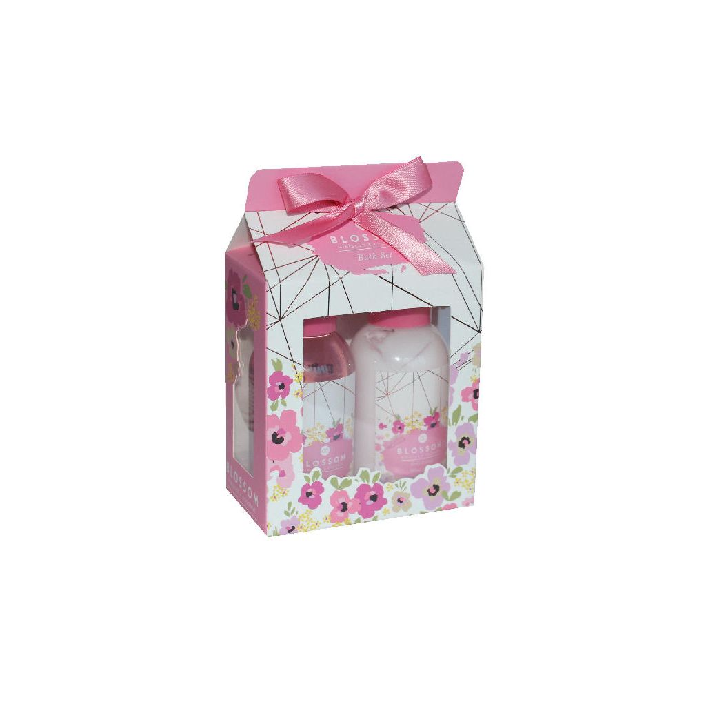 Blossom bath set hibiscus & coconut 2 x 100ml
