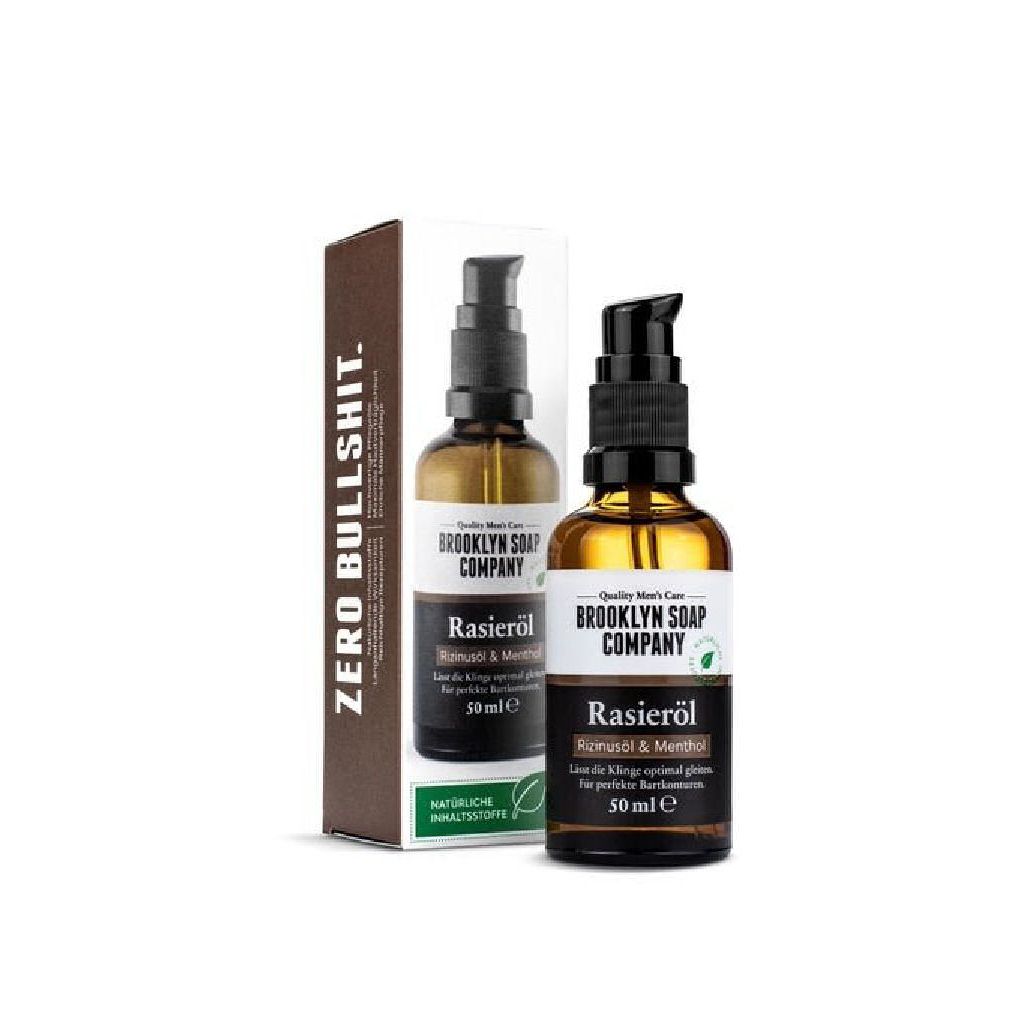 Brooklyn soap company rasieröl & menthol 50ml