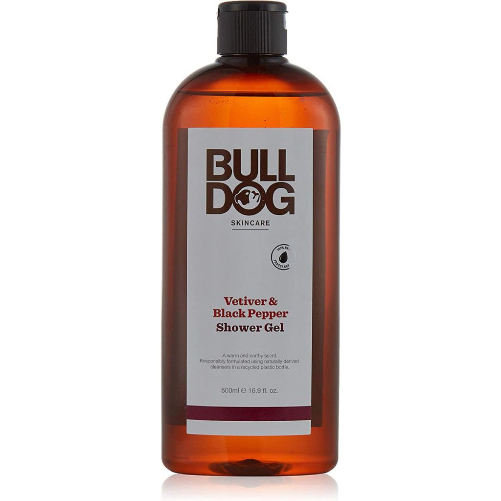 Bulldog skincare vetiver & black pepper shower gel 500ml