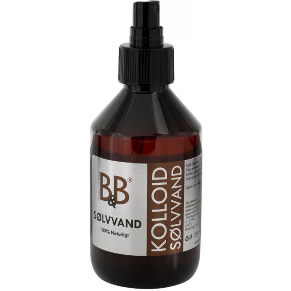 Bundgaard & bluhme kolloid sølvvand 100% naturligt 250ml (minue hætte)