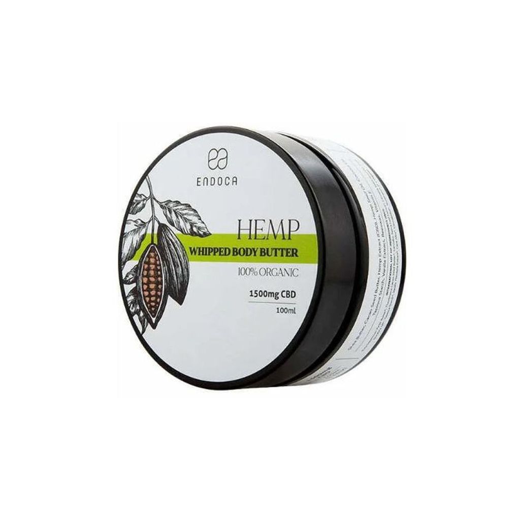 Endoca hemp whipped body butter 100% organic 1500mg CBD 100ml