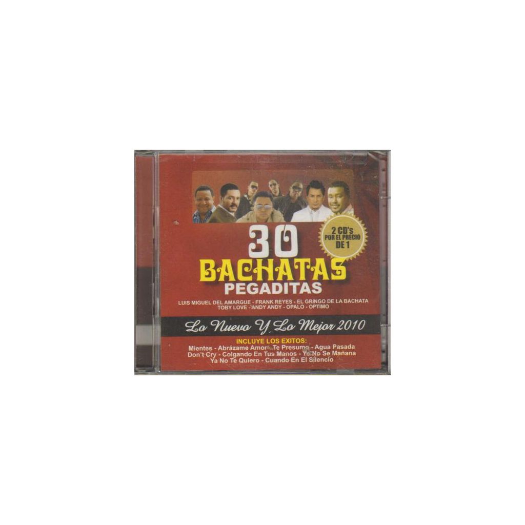 Cd Various Artists - 30 Bachatas Pegaditas