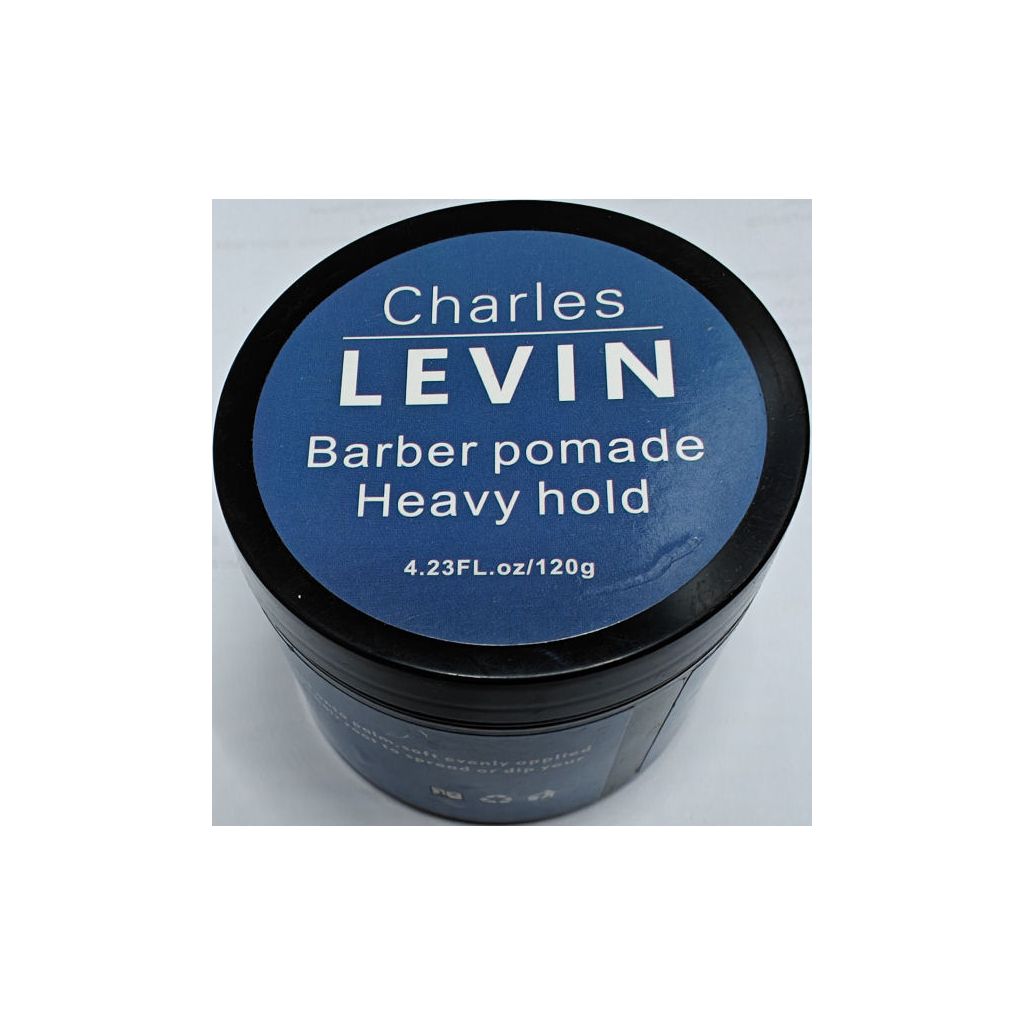 Charles levin barber pomade heavy hold blå 120g