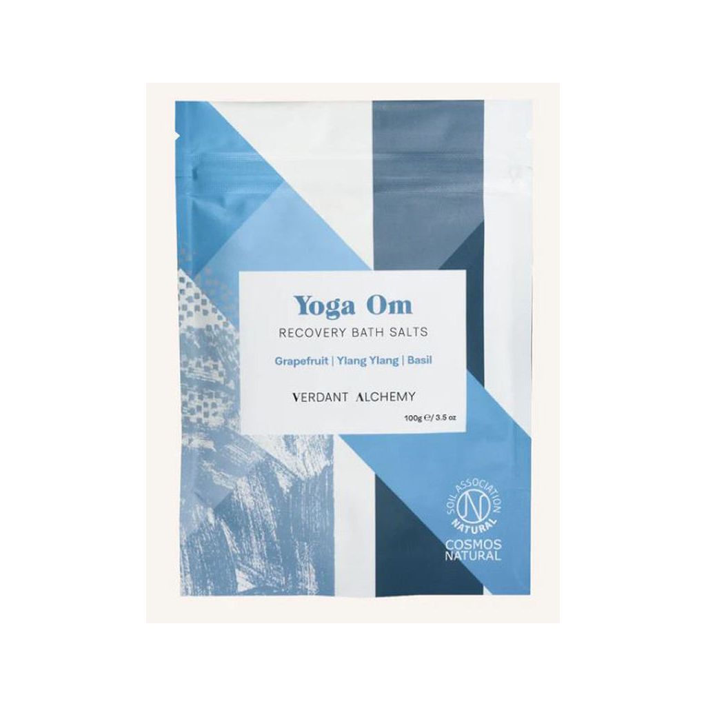 Cosmos natural yoga om recovery bath salts grapefruit ylang ylang basil 100g