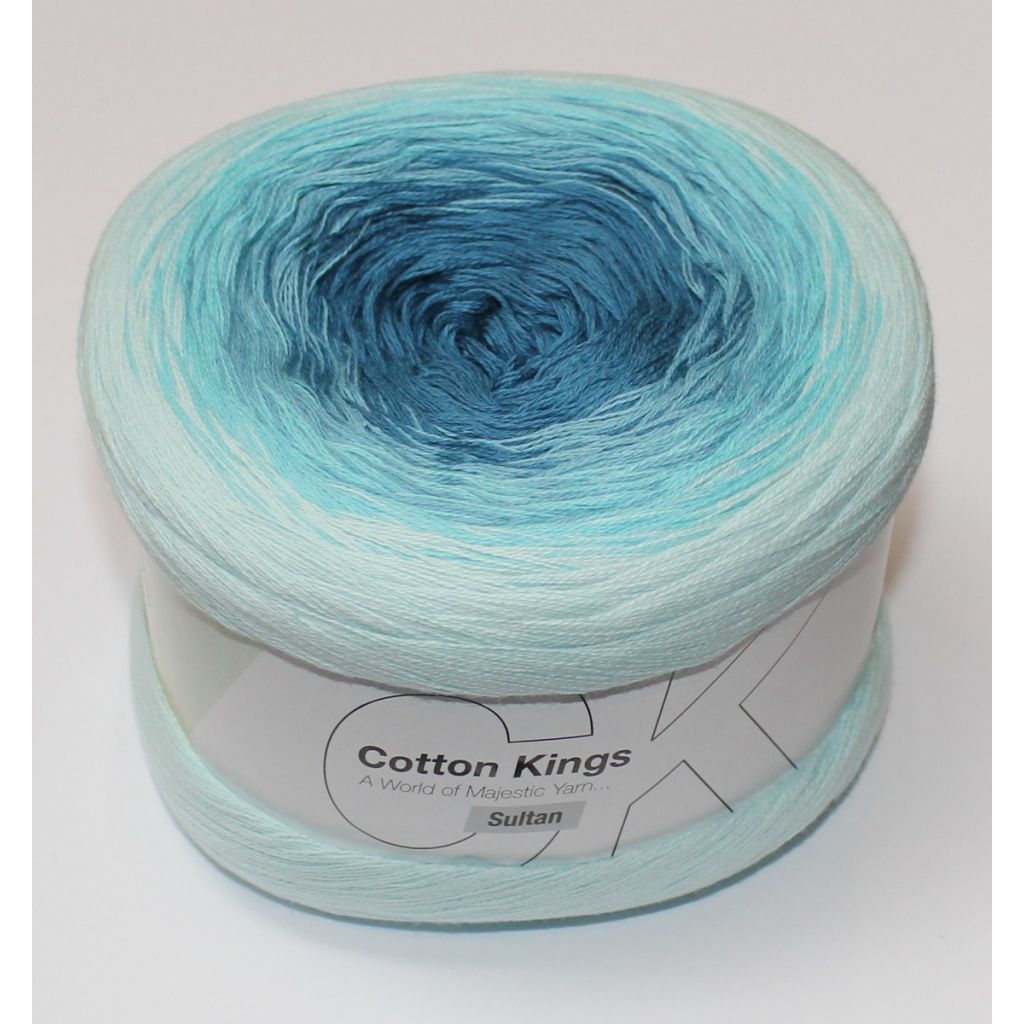 Cotton kings Sultan, Aquamarine color 10, 200 gram