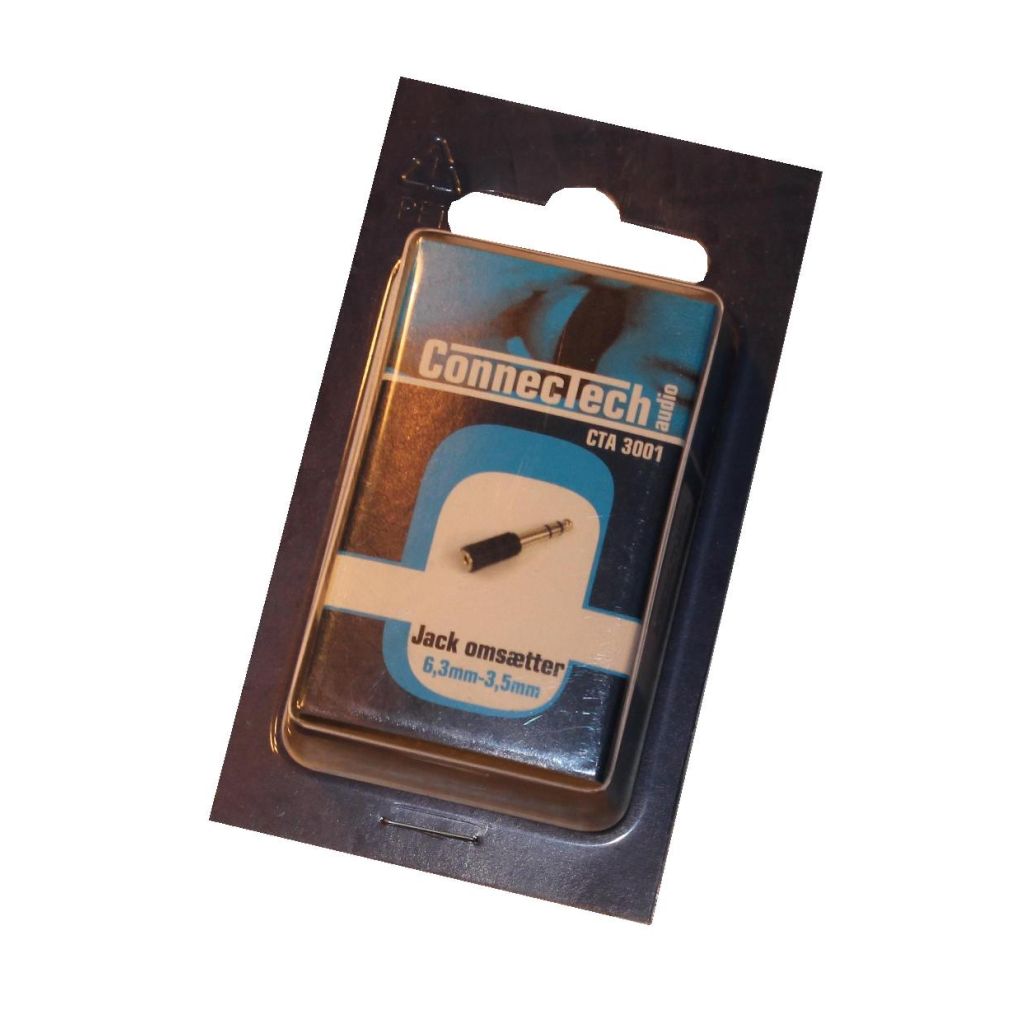 Connectech Jack omsætter 6,3mm - 3,5mm CTA3001