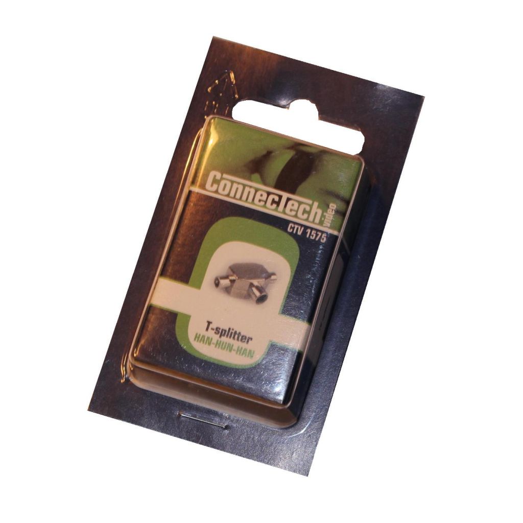 Connectech Antenne T-splitter han-hun-han CTV 1575