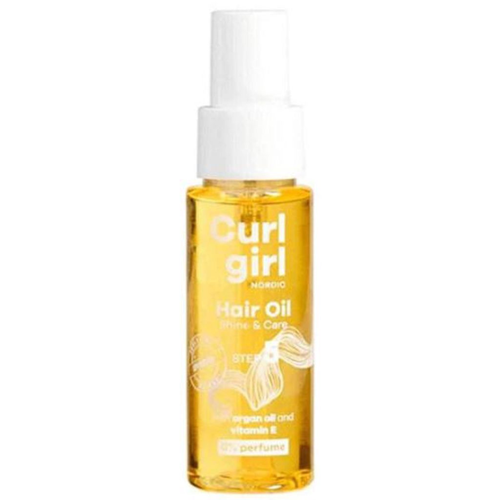 Curl girl nordic hair oil shine & care step 5 with argan oil and vitamin E 50ml