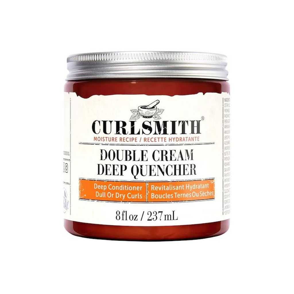 Curlsmith moisture recipe double cream deep quencher deep conditioner for dry dull hair 237ml
