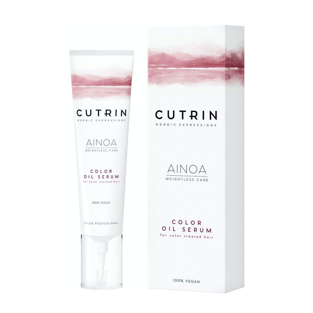 Cutrin ainoa weightless care color oil serum for color treated hair 40ml (æske upæn)