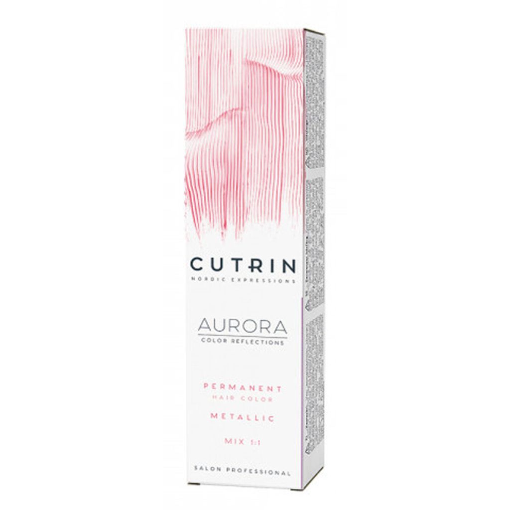 Cutrin aurora permanent hair color metallic 7R nude rose medium blonde 60ml
