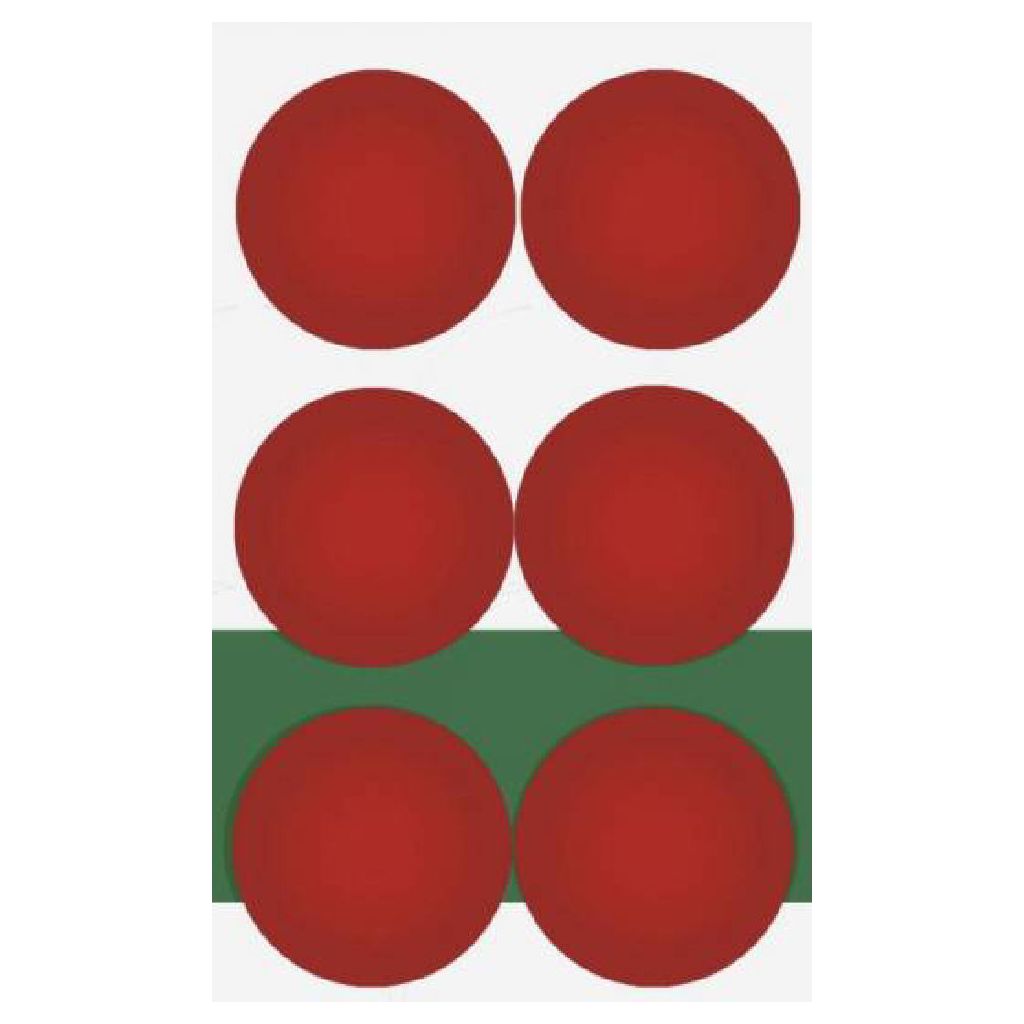 Data zone magnet super strong ø30mm 6 stk. rød
