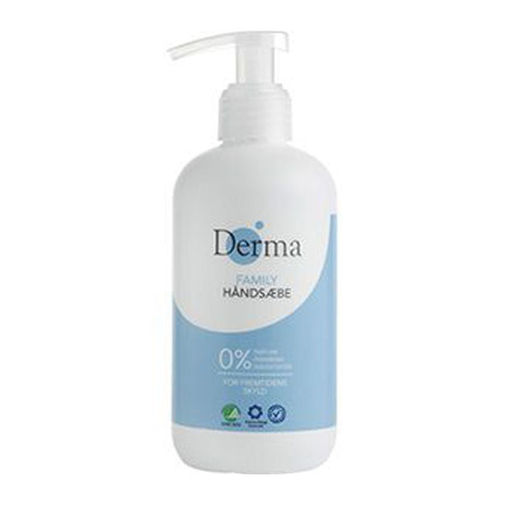 Derma family håndsæbe 0% 250ml