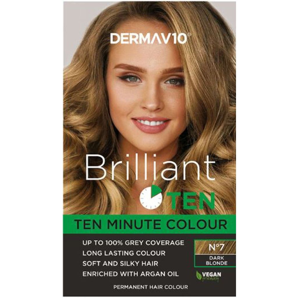 Derma V10 brilliant ten minute colour no. 7 dark blonde