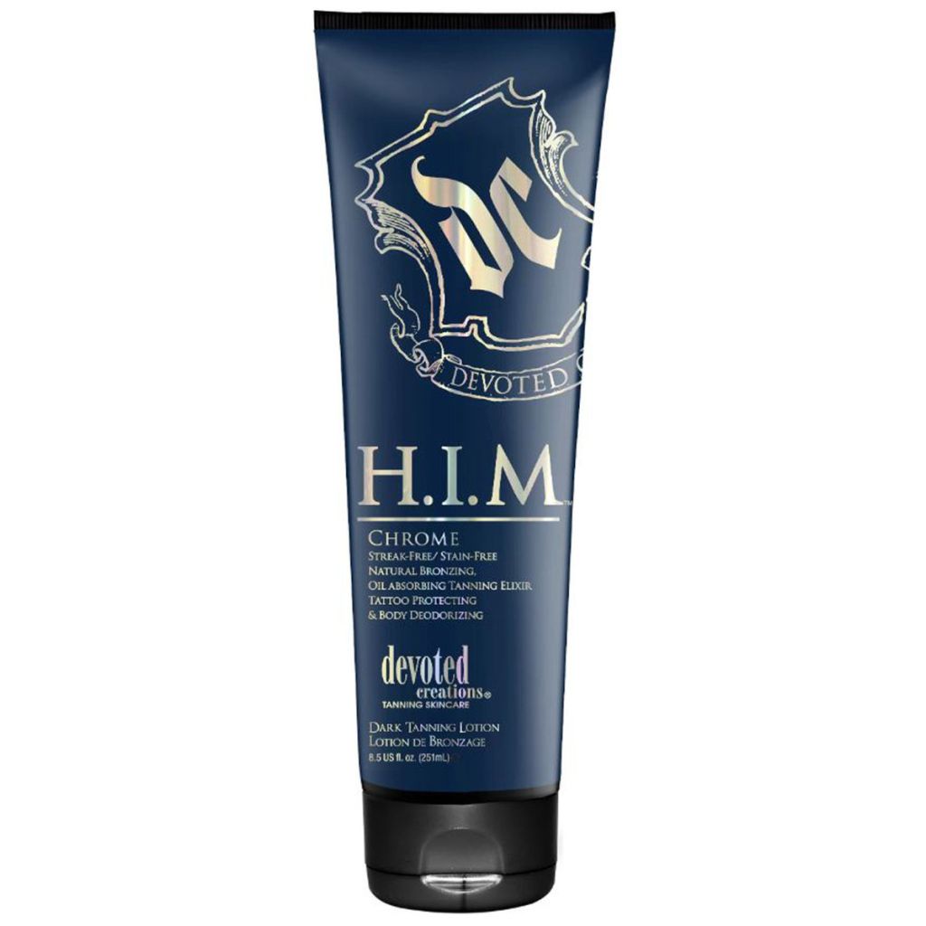 Devoted creations H.I.M. chrome natural bronzing dark tanning lotion 251ml