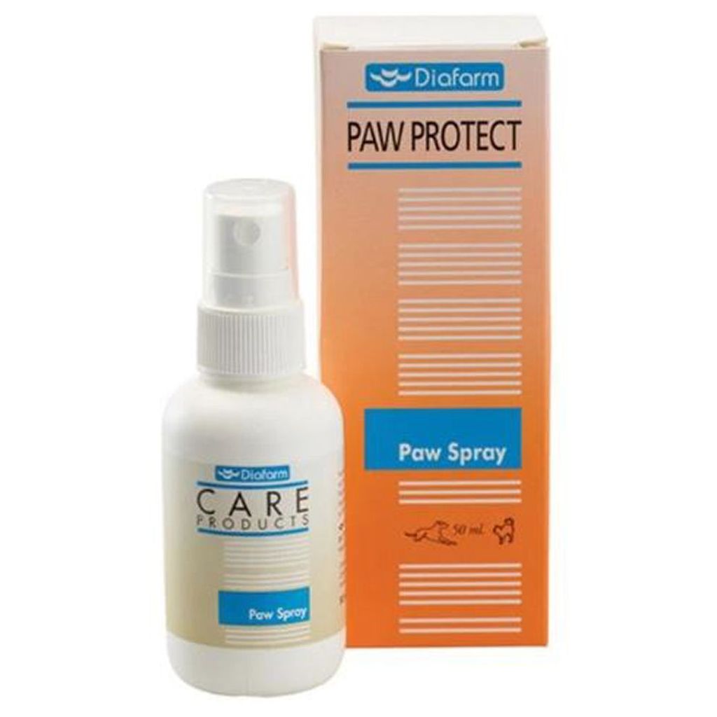 Diafarm paw protect paw spray pleje af poter og trædepuder til hund & kat 50ml