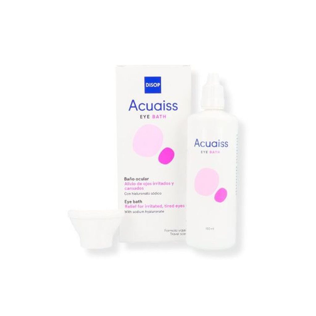 Disop acuaiss eye bath relief for irritated tired eyes with sodium hyaluronate 360ml