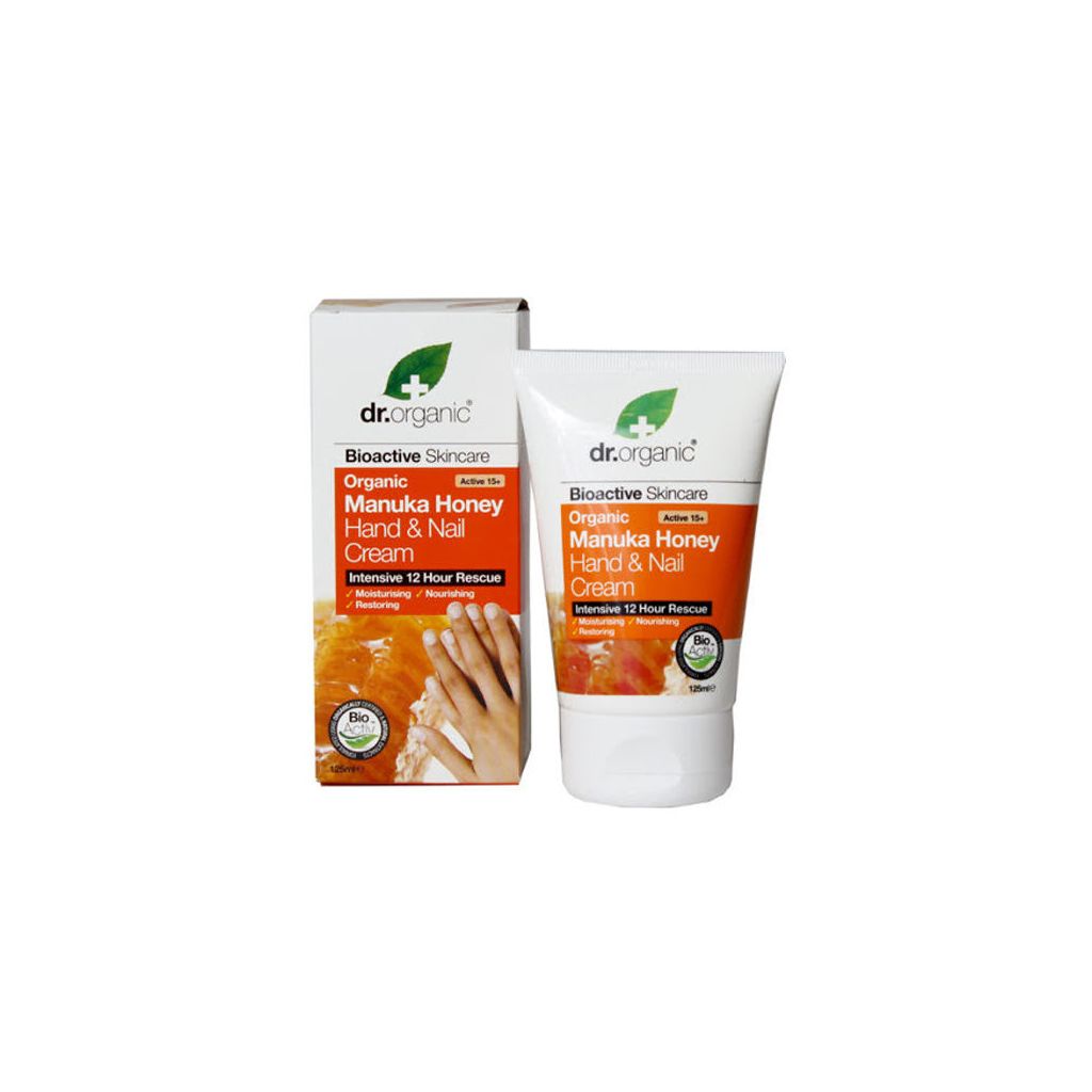 Dr. Organic bioactive skincare organic manuka honey hand & nail cream 125ml