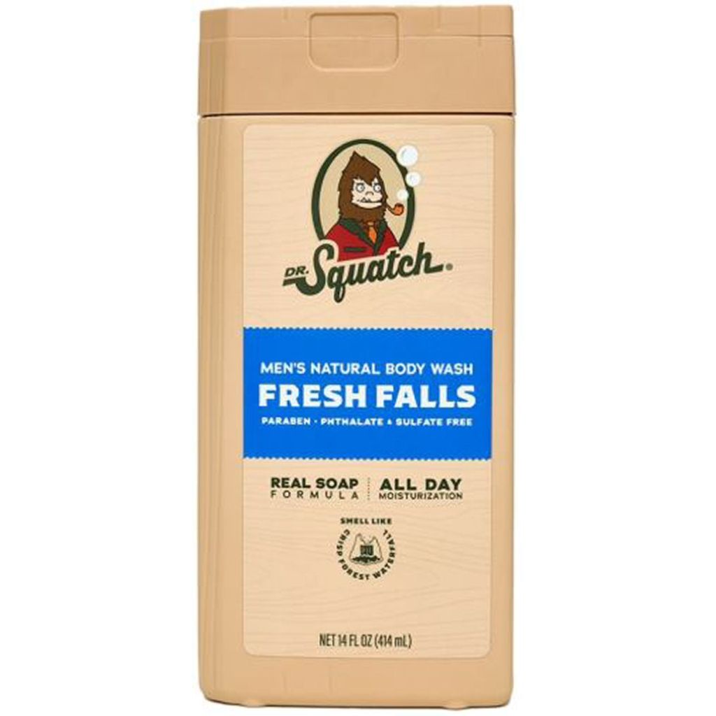Dr. Squatch men's natural body wash fresh falls 414ml
