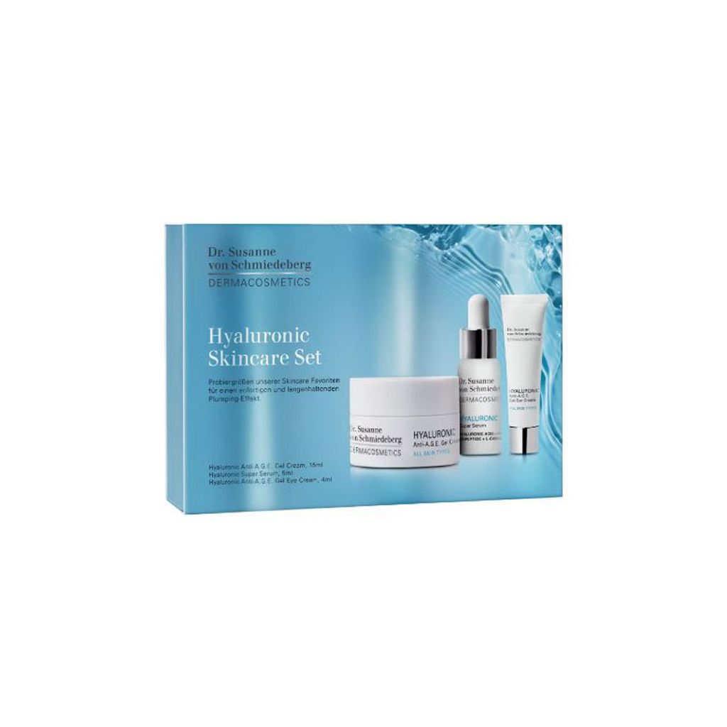 Dr. Susanne von schmiedeberg dermacosmetics hyaluronic skincare set - 3 dele