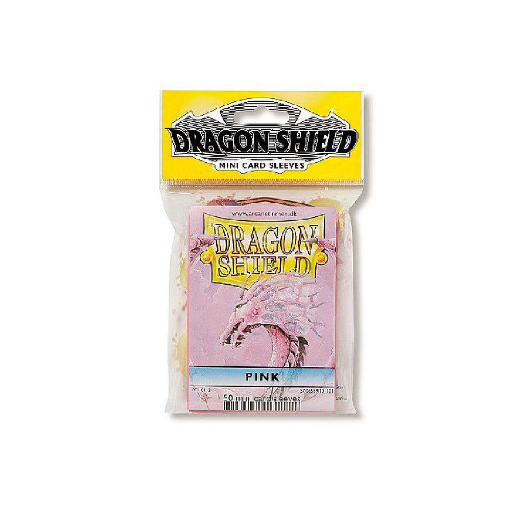 Dragon shield 50 mini card sleeves pink