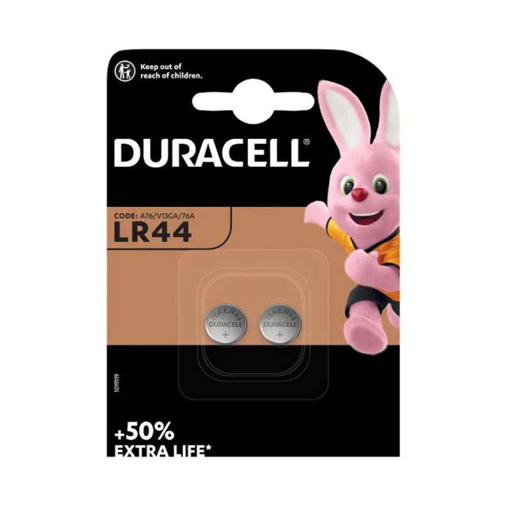 Duracell batteri alkaline LR44 1.5V 10 pakke med 2 stk