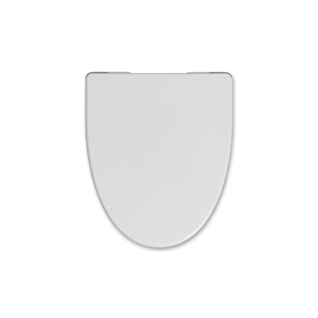 Duraform toiletsæde sign med rustfrie stålbeslag 834.20 hvid