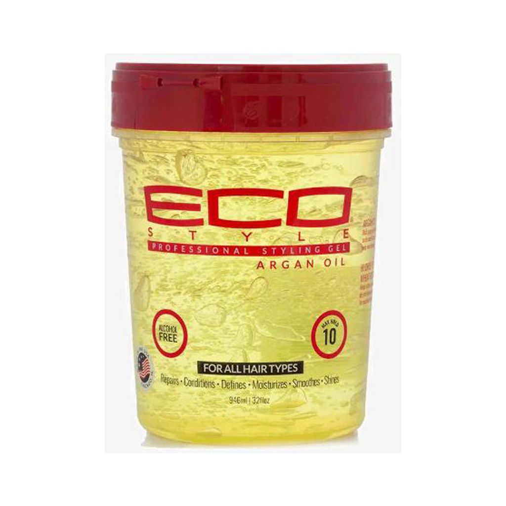 ECO style professional styling gel argan oil for all hair types 946ml