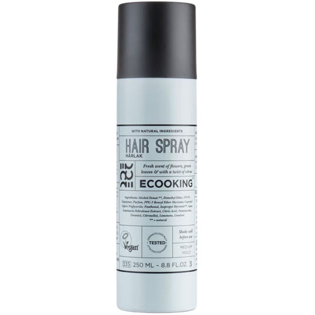 Ecooking hair spray with natural ingredients 250ml