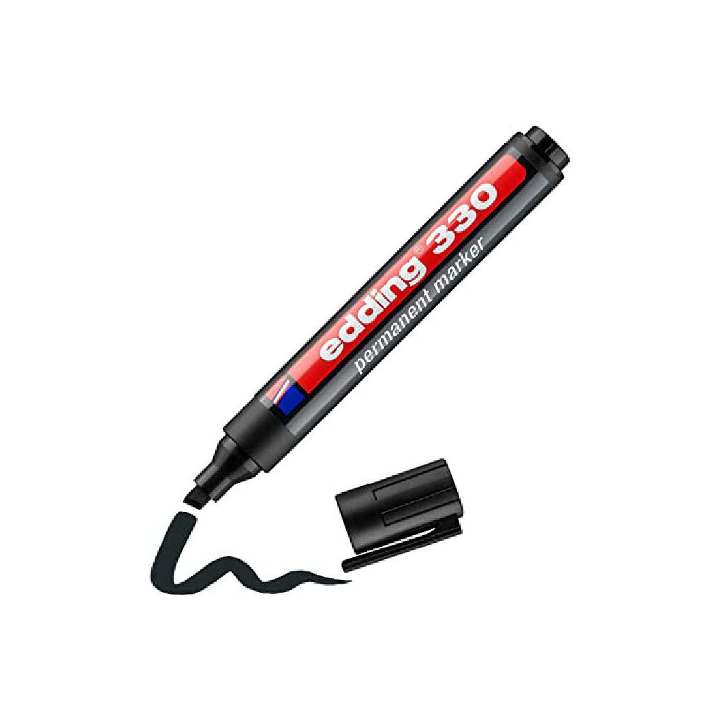 Edding permanent marker edding 330 1-5mm black 10 stk.