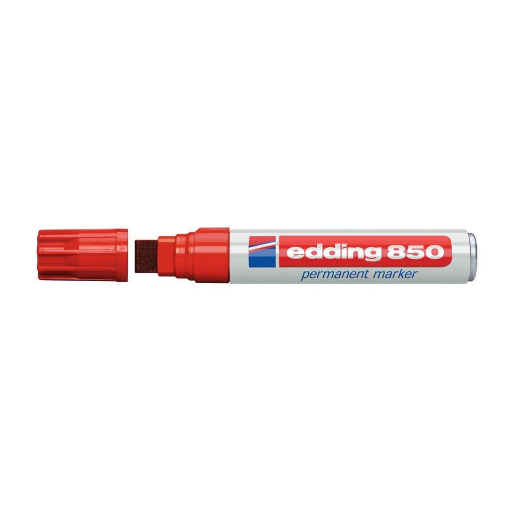 Edding permanent marker edding 850 5-15mm rød 5 stk.