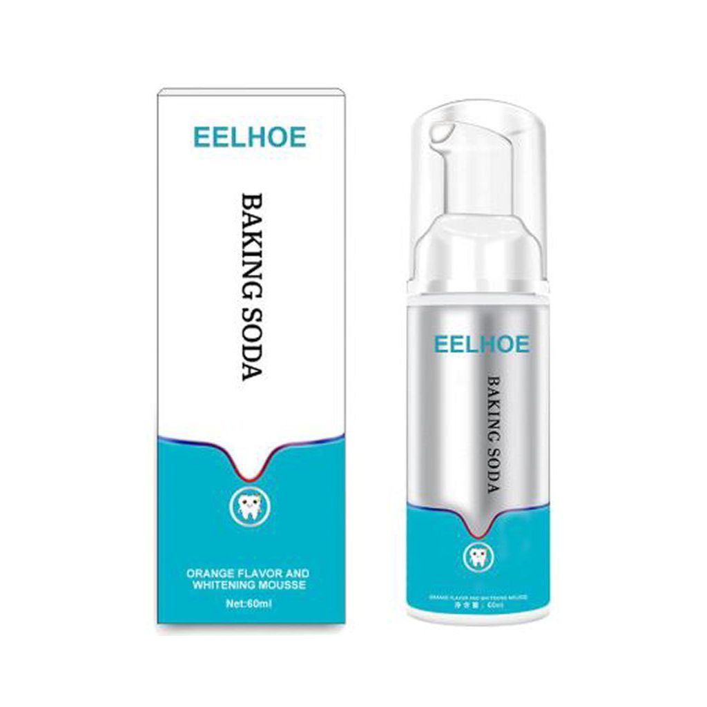EELHOE baking soda orange flavour and whitening mousse 60ml