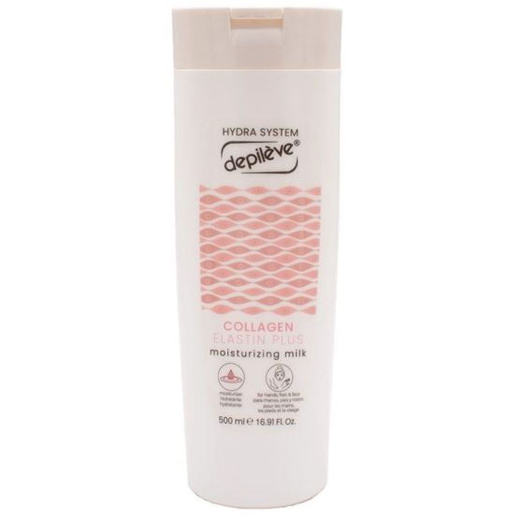 Depiléve hydra system collagen elastin plus moisturizing milk 500ml