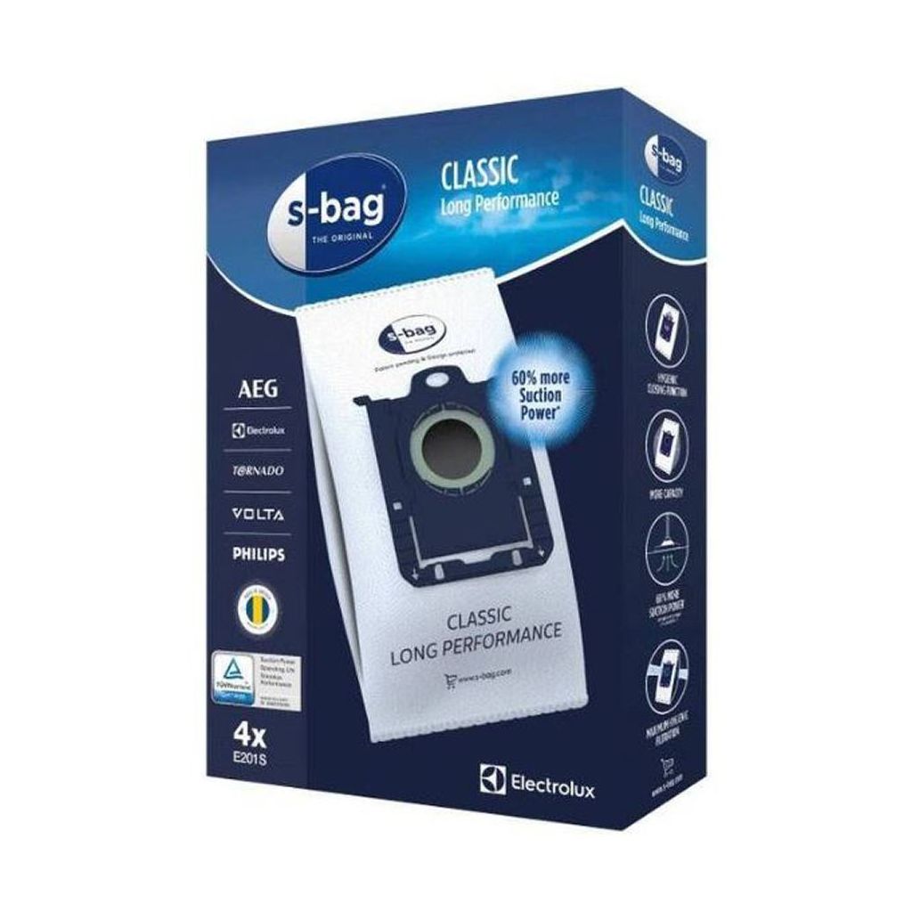 Electrolux s-bag the original classic long performance E201S 4 stk