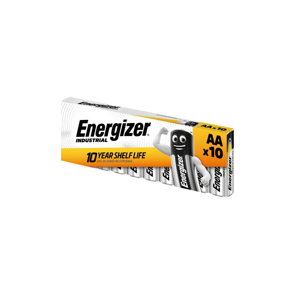 Energizer batteri industrial AA LR6 1.5V alkaline 10 stk.