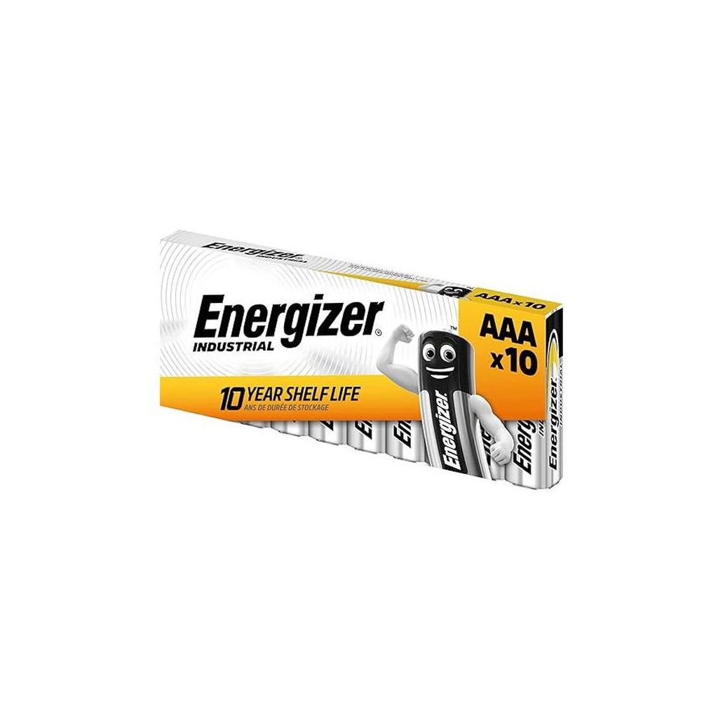 Energizer batteri industrial AAA LR03 1.5V alkaline 10 stk