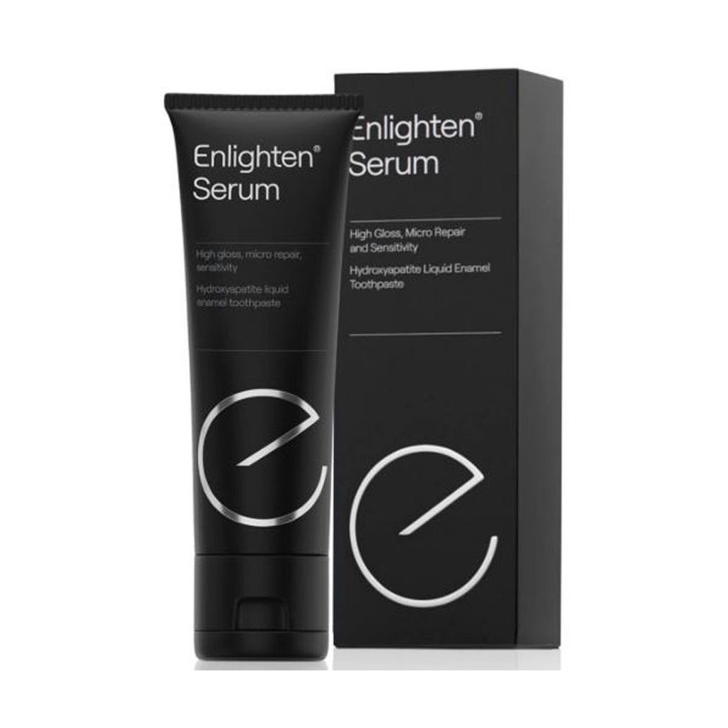 Enlighten serum high gloss micro repair and sensitivity hydroxyapatite liquid enamel toothpaste 75ml