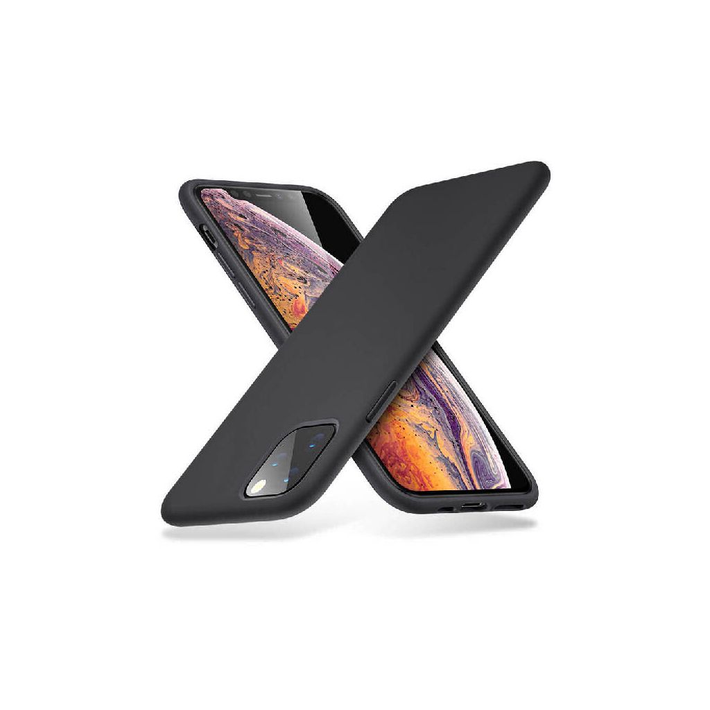 ESR yippee color soft smooth silicone case black for iphone 11 pro