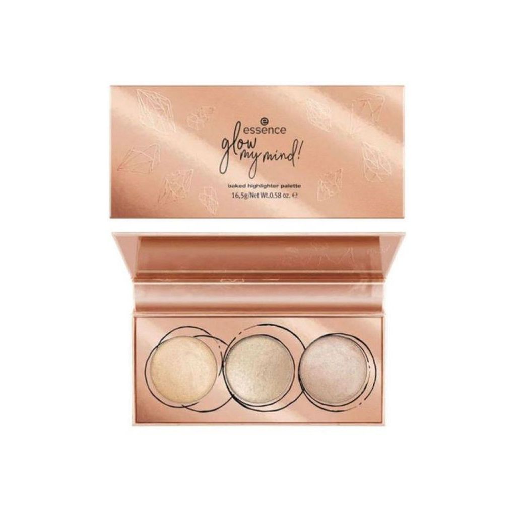 Essence glow my mind baked highlighter palette 16,5g