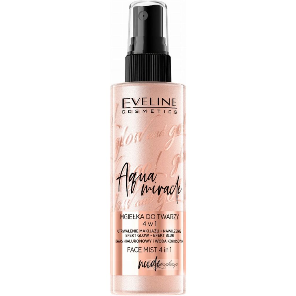 Eveline cosmetics aqua miracle face & body mist 4 in 1 nude 110ml