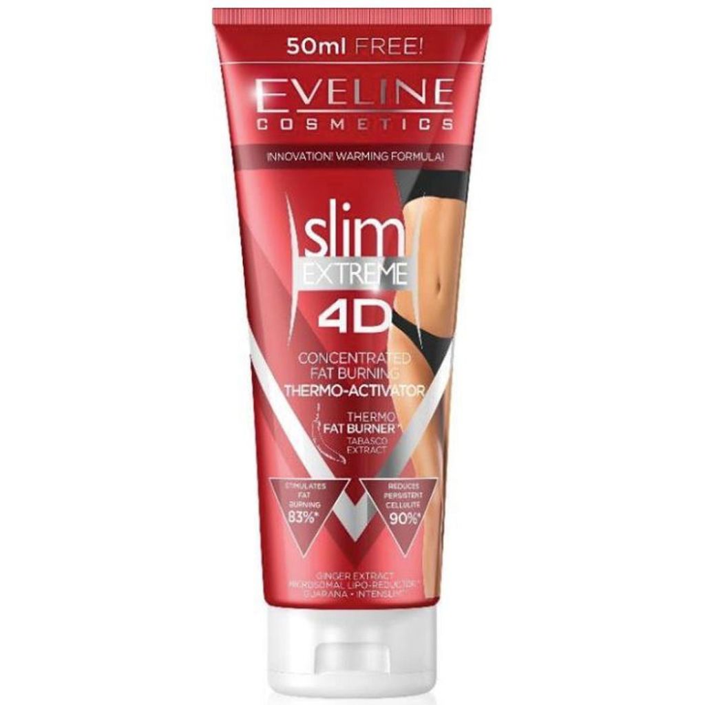 Eveline cosmetics slim extreme 4D concentrated fat burning thermo-activator tabasco extract 250ml