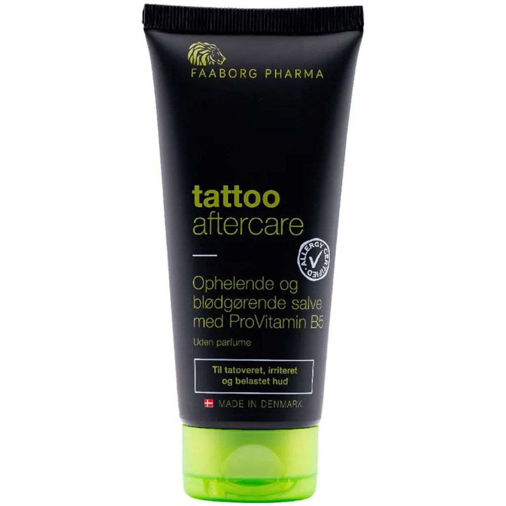 Faaborg pharma tattoo aftercare ophelende og blødgørende salve med provitamin B5 100ml