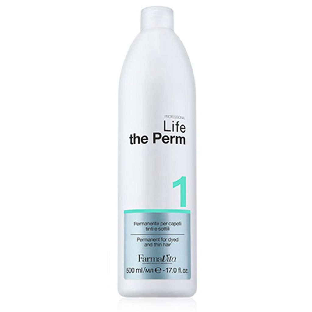 Farmavita professional life the perm 1 permanent for dyed and thin hair 500ml