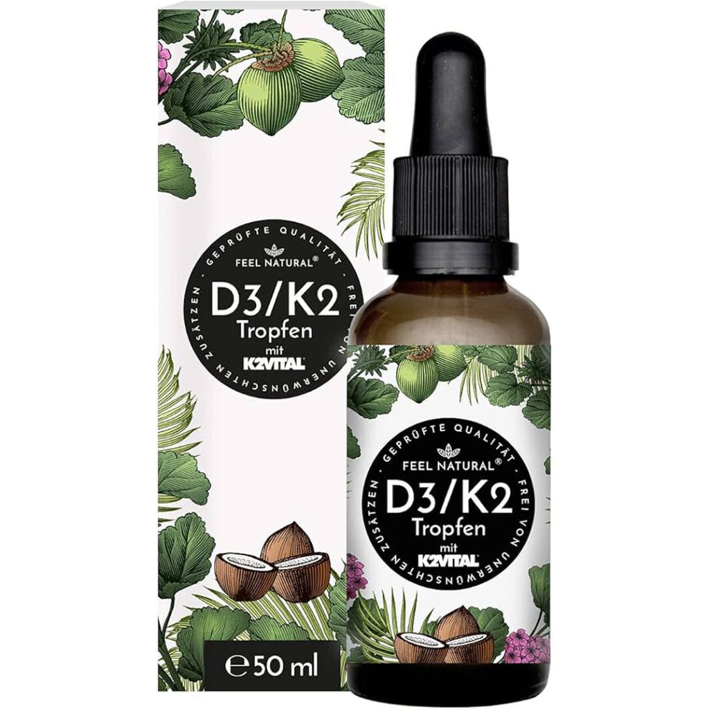 Feel natural D3/K2 tropfen mit k2vital 50ml (dato)
