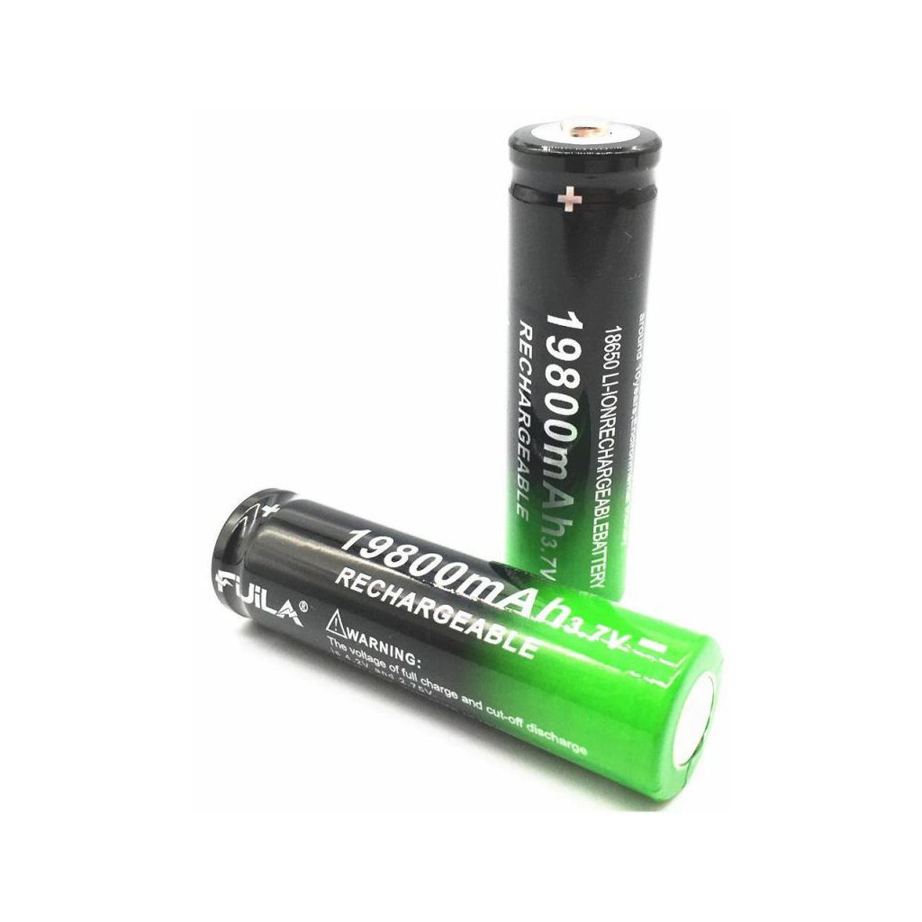 Fijila batteri 19800mAh  3.7V rechargeable 2 stk.