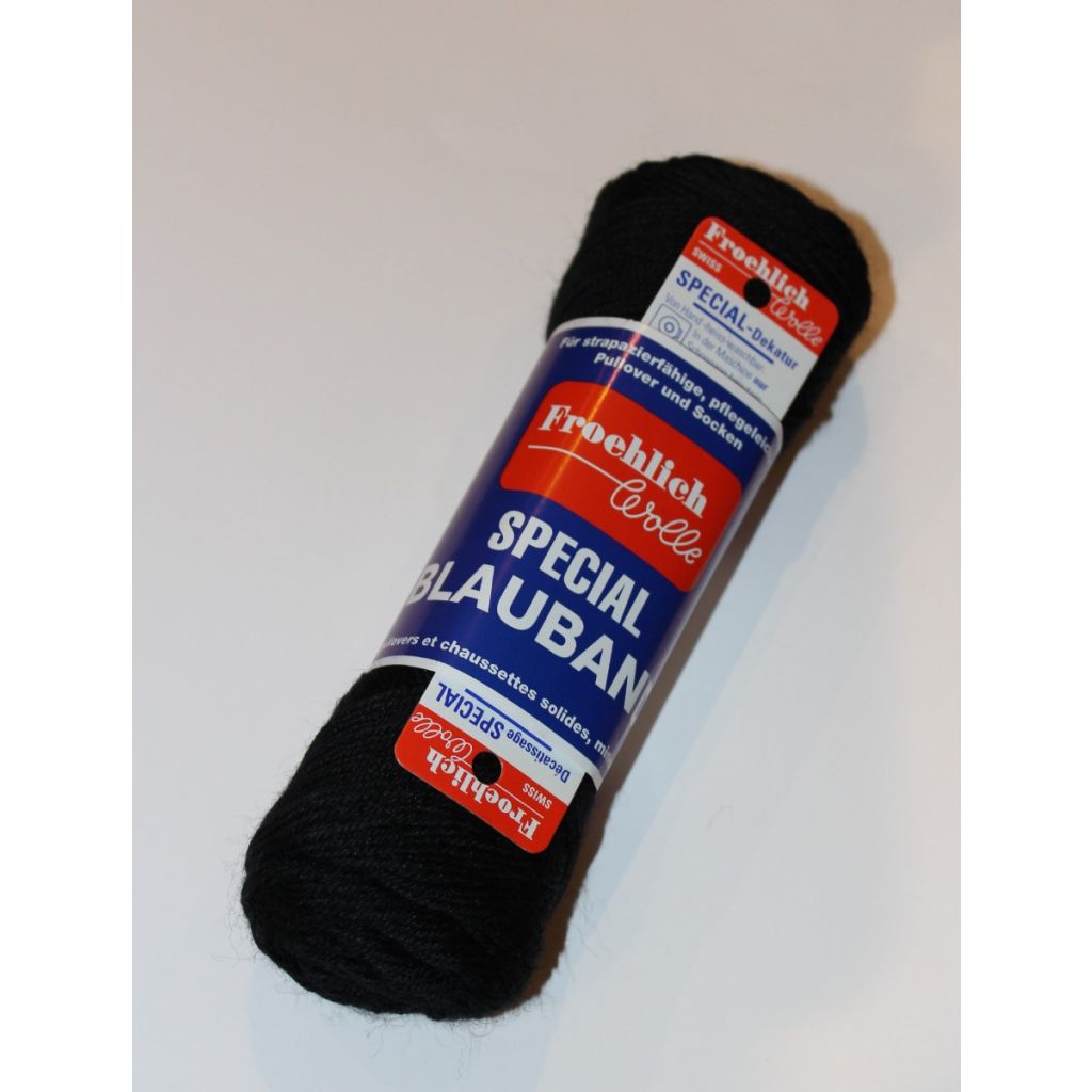 Froehlich Wolle - Special Blauband - Sort strømpegarn, color 10, 50 gram
