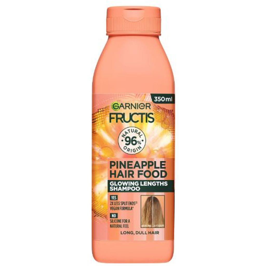 Garnier fructis glowing lengths shampoo pineapple hair food 350ml