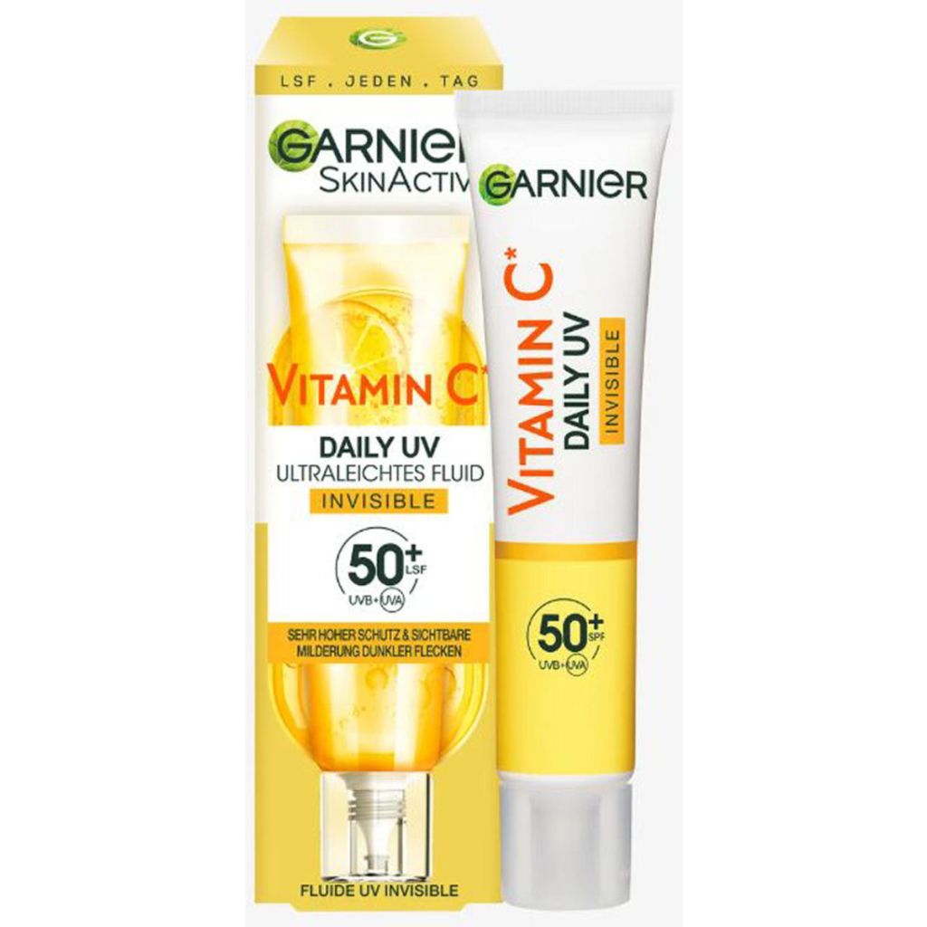Garnier skinactive vitamin C daily UV ultraleichtes fluid glow SPF50+ 40ml
